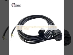 USB 3.0 Conector de señal impermeable 4 núcleo de cable de alimentación de panel de audio