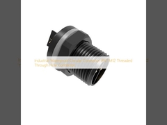 Conector circular industrial impermeable a agua IP67 M12 Conector roscado a través del agujero