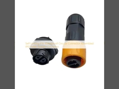 Conector circular a prueba de agua P16 de autobloqueo, montado IP67 Conector macho-mujer