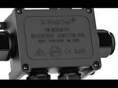 Caja de conexiones de cable impermeable, 1 entrada a 4 salidas, clasificación IP68