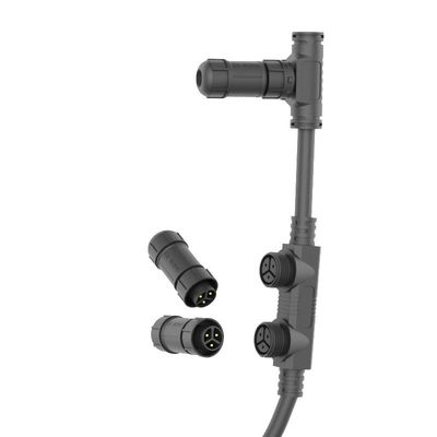 comprar Bloqueo por empuje M16 Conector macho-mujer a prueba de agua Modulo de luz de calle paralelo online manufacture