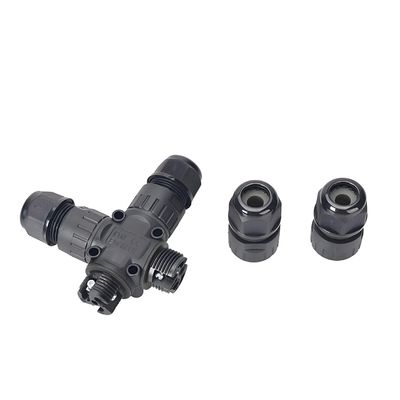 comprar M25x1.5 3-Pin Screw Locking IP68 Waterproof Through-Type Connector Fabricación en línea
