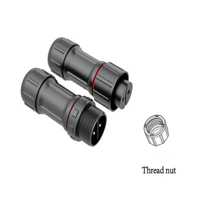 Conector circular impermeable IP67 M12 Conector circular con rosca de tipo 2
