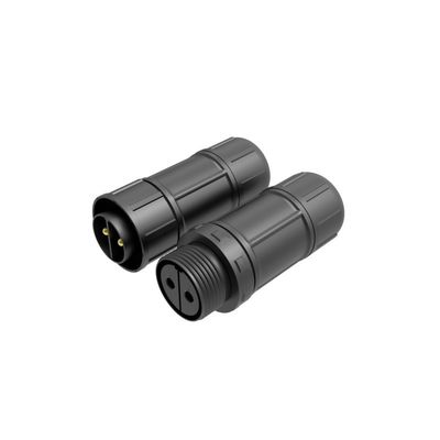 Conectores de cable circular impermeable de 500 V IP67 M16 tipo trasero roscado