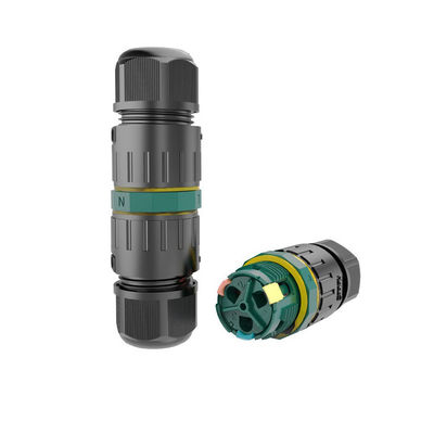 M20 3 Conector circular impermeable de núcleo de tipo Push Adaptador de tarjetas rápidas IP68