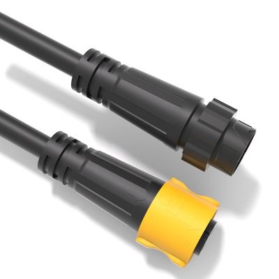 Conector macho-hembra estanco IP67 autoblocante, 2-8 núcleos, PA66 Nylon, para equipos de granjas de cría