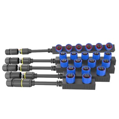 M15 2 pin 3 pin 4 pin 5 pin Conector macho resistente al agua Conector femenino Conector de módulo tipo F
