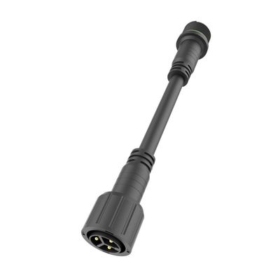 M18 IP67 Conector resistente al agua macho-mujer para iluminación LED Ganado de granja