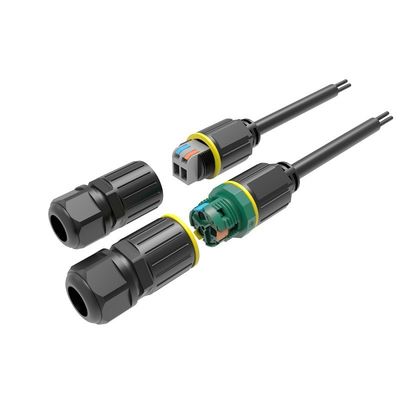 Conector de cable M20 IP68 a prueba de agua con tarjeta de presión rápida de toque ligero para aplicaciones de 250V