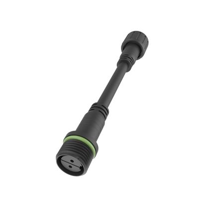 Conector de cable impermeable de nylon PA66 M18 IP68 con clasificación de 500V para iluminación LED y aplicaciones ganaderas