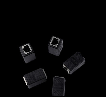 Conector de alambre de señal eléctrica impermeable RJ45 con doble cabeza blindada de procesamiento de alambre
