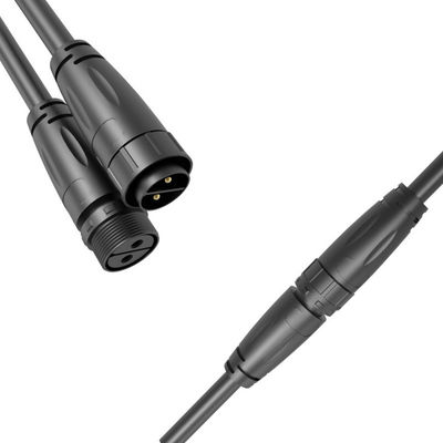 M20 Conector de señal impermeable de núcleo de nylon 2 para ventilador de equipos industriales de calefacción
