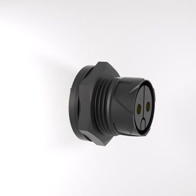 Conector de panel resistente al agua de 400V de autobloqueo P20-2/3 Núcleo montado delante Pin femenino