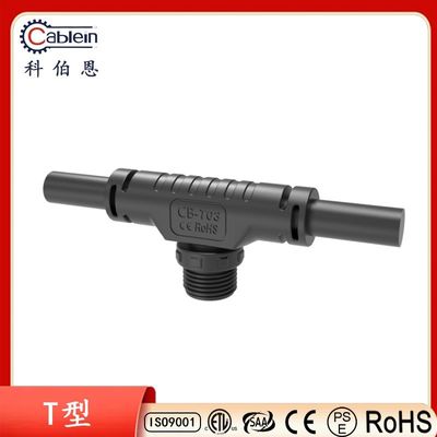 M16 Revestido de caucho T Tee LED Conector a prueba de agua 15A Modulo de lámpara de calle Corte de luz