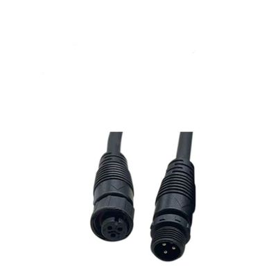 IP68 Conector LED M12 impermeable con corriente nominal de 8A y contacto de aleación de cobre para lámparas de calle