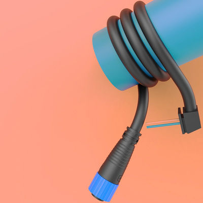 IP68 350V PA66 Conector de LED impermeable de nylon M15 Conector de cable impermeable para tiras de LED de alta potencia