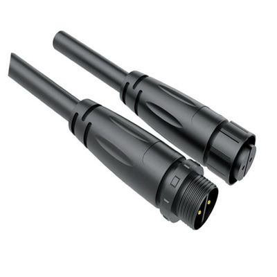 Conector de corriente nominal máxima de 25A, impermeable, macho y hembra, con voltaje de aislamiento de 3KV y material de nylon PA66