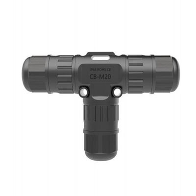 IP68 Conector de cable de montaje de panel a prueba de agua 400V espesor del panel máximo 5,5 - 13 mm