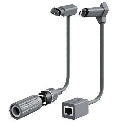 Velocidad de transmisión de 1000 MHz Conector IP67 RJ45 para una aplicación de señal rápida y estable