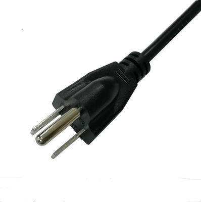 Conector eléctrico de cobre en cadena 6.8mm O.D. SJT / SJTW 10A 250V Cordón de alimentación