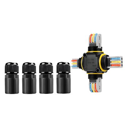 Waterproof T-Tap Connector 1 Male to 2 Female Quick Connect IP68